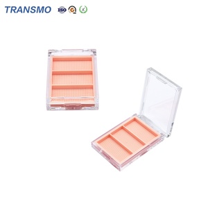 Boîte à poudre en plastique en gros, étiquette privée, conteneur vide pour blush, palette de contouring, boîte à poudre - Product Image 1