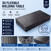 Station de soudage 3D nitrurée en usine, plateforme de soudage multifonctionnelle et flexible avec jeu complet de pinces