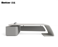 Set Scrivania e Sedia in Legno Massello e Melamina, Forma a L, Arredo Ufficio dal Design Moderno per Uso Scolastico