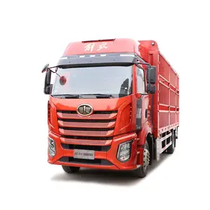 2024 auf Lager FAW Jiefang J6G Mittellastwagen 6 × 2 Vans 7 - 10 Tonnen 8-Rad-Zaun-Lkw