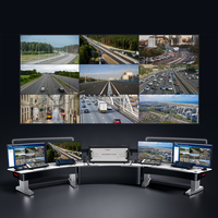 Servidor Decodificador de Video Profesional H265 con Control Web, 64 Pantallas Divididas, Intercomunicador de Audio para Sistema de Múltiples Cámaras IP