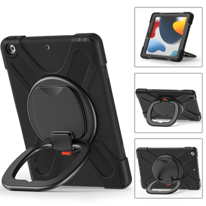 Custodia per Tablet robusta 2024 antiurto per <span class=keywords><strong>iPad</strong></span> di nona generazione 10.2 2021 tre strati ibrido pesante cavalletto per bambini - Product Image 5