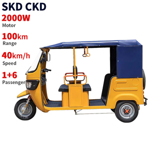 Tricycle Électrique <span class=keywords><strong>3</strong></span> <span class=keywords><strong>Roues</strong></span> 2000W 12 Pouces 40km/h Fermé, Pas Cher pour Adultes - Product Image 5
