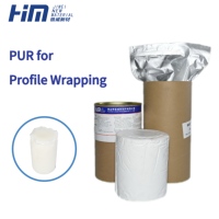 Colle de revêtement en polyuréthane pour profilés PVC - Adhésif thermofusible à haute résistance à la viscosité pour applications de menuiserie
