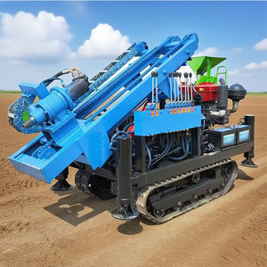 Madencilik dizel motor Powered için yüksek beygir gücü hidrolik fotovoltaik küçük sondaj kulesi aşağı-delik delme makinesi - Product Image 5