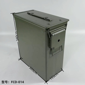 Hộp đạn kim loại khóa chắc chắn cỡ nhỏ và lớn, cỡ 30 <span class=keywords><strong>Cal</strong></span> và <span class=keywords><strong>50</strong></span> <span class=keywords><strong>Cal</strong></span>, tùy chỉnh <span class=keywords><strong>M2a1</strong></span> M2a2 Pa60 Pa108 - Product Image 4