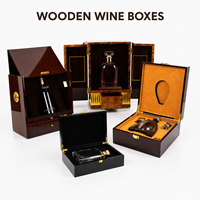 Boîte de rangement en bois de haute qualité, sur mesure, faite à la main, finition mate, avec estampillage doré, pour bouteille de whisky XO, brandy, liqueur, cadeau de luxe