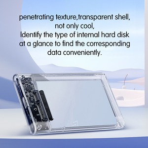 2.5 Inch Transparent HDD SSD Case III to USB 3.0 <b>Hard</b> <b>Drive</b> Disk Enclosure Support 6TB Mobile External for Laptop PC 2.5 SATA 2. - Product Image 3