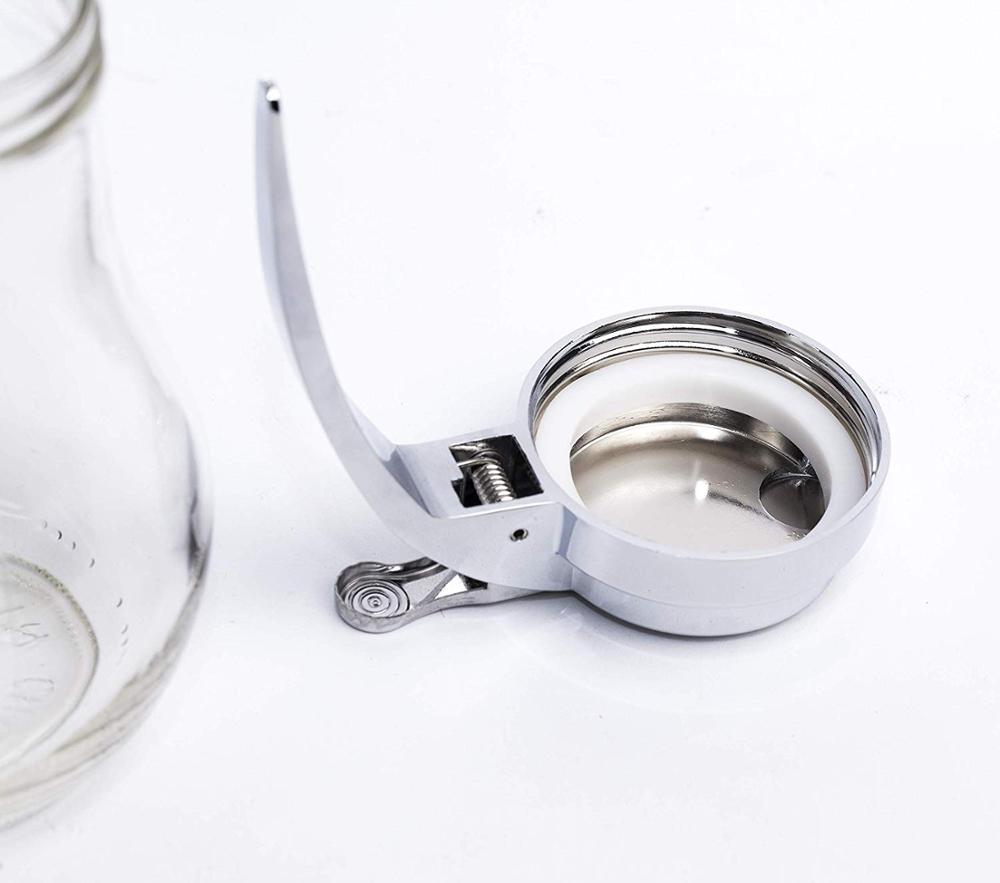 Eco-friendly High Quality Clear/Transparent Syrup Glass dispenser
