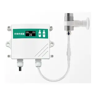 Sensor de temperatura e umidade de metano 3 em 1, detector de gás combustível CH4, alarme de monitoramento de metano, saída analógica RS485 4-20mA