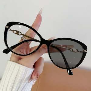 Gafas de Sol Retro Ovaladas con Logotipo Personalizado 2025 para Hombre y Mujer, Monturas de Aleación, Anti Luz Azul, Fotocromáticas - Product Image 2