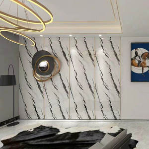 Pannello a Parete 3d Design Feuille de marbre PVC Panneau mural alternatif <span class=keywords><strong>en</strong></span> marbre Feuille UV <span class=keywords><strong>en</strong></span> plastique de 3mm - Product Image 6