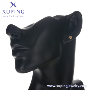 Orecchino-136 <span class=keywords><strong>xuping</strong></span> di modo 18K di colore dell'oro della lega di rame piccolo orecchino della vite prigioniera per le donne - Product Image 6