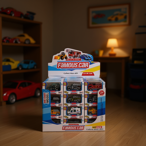 Famosos coches de juguete de metal fundido a presión, juego de 48 piezas, coches de modelo coleccionables para niños de 3 años en adelante - Product Image 3