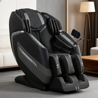 Chaise de massage 8D 4D de qualité supérieure en Chine avec mécanisme zéro gravité et 4D-Plus, rouleaux chauffants pour le dos et les pieds pour le massage des mains