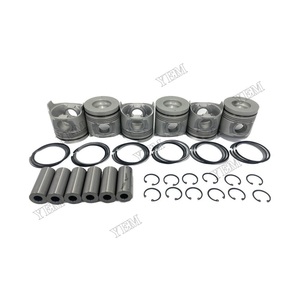 Cổ phiếu hoàn chỉnh động cơ Piston với Piston Nhẫn thích hợp cho <span class=keywords><strong>ISUZU</strong></span> 6hk1 Bộ phận động cơ - Product Image 4