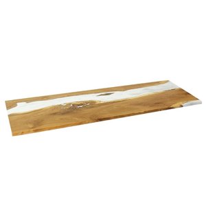 Semplice sala da pranzo moderna <span class=keywords><strong>tavolo</strong></span> <span class=keywords><strong>tavolo</strong></span> legno legno legno di quercia bianca <span class=keywords><strong>resina</strong></span> epossidica fiume <span class=keywords><strong>tavolo</strong></span> - Product Image 2