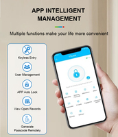 Cerradura Inteligente para Puerta de Hotel TTlock, Almacenamiento en la Nube por Aplicación, Aleación de Aluminio y Acero, Código de Acceso por Tarjeta, Fácil Instalación, Ecológica