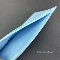 Personal isierte Kiesel leder Lose blatt A6 Planer Budget Binder Einlegen Nachfüllungen Flyleaf mit einer Reiß verschluss tasche für Gelds parungen