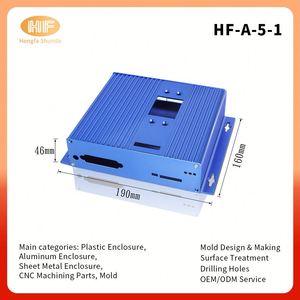 Hongfa Shunda HF-A-1 6063 Aluminum Alloy Control Box <b>Enclosure</b> IP54 Powder Coated 160x147x36MM for Electronic Equipment - Product Image 6