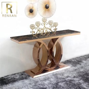 Muebles de diseño italiano para sala de estar, mesa de <span class=keywords><strong>consola</strong></span> <span class=keywords><strong>alta</strong></span> de mármol rectangular, moderna, decorativa, para pasillo - Product Image 5