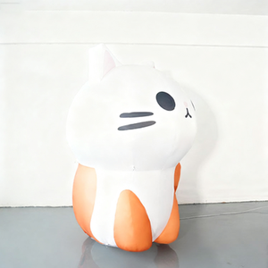 ตุ๊กตา<span class=keywords><strong>แมว</strong></span>การ์ตูนเป่าลมสั่งทำพิเศษสำหรับพื้นที่กลางแจ้งขนาดใหญ่ที่มีไฟประดับ สำหรับตั้งแคมป์ ห้างสรรพสินค้า และของตกแต่งเป่าลม - Product Image 2