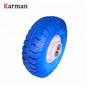 <span class=keywords><strong>Rueda</strong></span> <span class=keywords><strong>inflable</strong></span> sólida de material de goma tipo espuma PU 2,50-4 <span class=keywords><strong>para</strong></span> <span class=keywords><strong>carretilla</strong></span> de mano - Product Image 5
