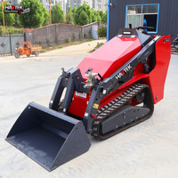 HAVTEK Skid Steer Euro 5 Epa Diesel Skid Steer Mini Track Skid Steer Loader 1300kg foresta traccia tosaerba ad alte prestazioni