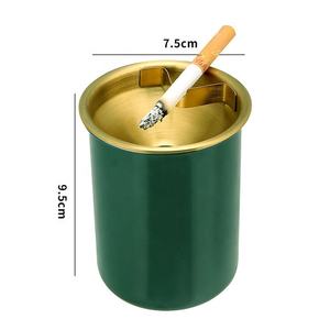 Cendriers debout vides de cigare d'étain de <span class=keywords><strong>poche</strong></span> de purification d'air d'acier inoxydable en gros portatif d'usine pour des voitures - Product Image 2