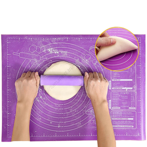 Tapis de cuisson en silicone professionnel de haute qualité 60x42cm pour étaler la pâte à pizza, antiadhésif, outils de cuisine - Product Image 1