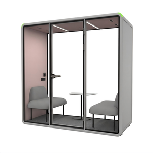Cabine <span class=keywords><strong>de</strong></span> bureau insonorisée modulaire pour jardin extérieur, cabine <span class=keywords><strong>de</strong></span> réunion acoustique, boîte silencieuse - Product Image 6
