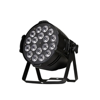 Luz LED Par para Escenario 18 RGBW 4 en 1 de 10W, la Más Rentable, con Control DMX512 y Emisión Verde Azul para Discoteca, Música y Baile