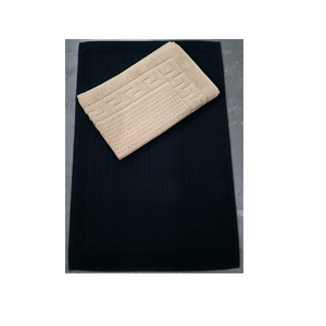 Tapis de bain et tapis de baignoire antidérapants en jacquard, coton et polyester, résistants à la décoloration, doux, absorbants, avec une forte adhérence, directement de l'usine - Product Image 1
