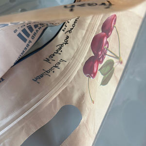 Sacs de protection personnalisés pour fruits et légumes frais avec poignée et fermeture éclair - Product Image 6