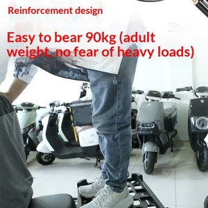 Portapacchi Posteriore per <span class=keywords><strong>Bici</strong></span> Elettrica, Supporto Universale per Box Consegna Pasti, Modifica <span class=keywords><strong>Moto</strong></span> - Product Image 4