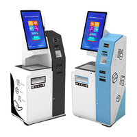 Scanner de documents en libre service Kiosque d'imprimante A4 Lecteur NFC Distributeur automatique de billets Accepteur de factures Kioks de paiement en libre service