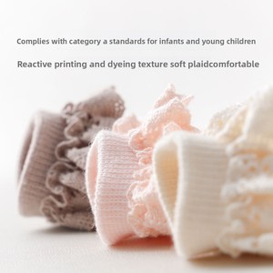 Calcetines <span class=keywords><strong>de</strong></span> encaje <span class=keywords><strong>de</strong></span> alta calidad <span class=keywords><strong>para</strong></span> bebés, transpirables, con diseño calado, <span class=keywords><strong>de</strong></span> punto, <span class=keywords><strong>para</strong></span> niñas, calcetines <span class=keywords><strong>de</strong></span> princesa sin costuras <span class=keywords><strong>para</strong></span> bailar. - Product Image 2