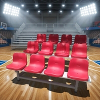 BleacherStand - Tribune d'extérieur pliable en alliage d'aluminium durable pour activités sportives/football, capacité supérieure à 20 kg