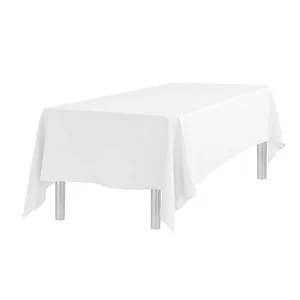 250 Gram Square Trade Show Tablecloth 60x60" Black Tablecloth Wrinkle Free And Stain Resistant Table Cloths For Events