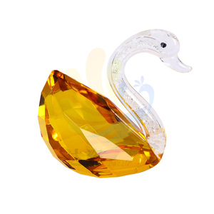 Adorno de Cisne de Cristal Blanco, Decoración Estilo Hollywood Glam, Regalo para Decoración de Mesa de Centro del Hogar - Product Image 5