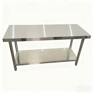 Table de travail en acier inoxydable pour cuisine extérieure, garage, usage domestique, restaurant, mobilier de cuisine - Product Image 1