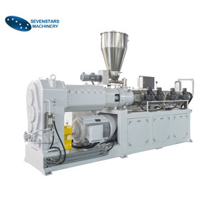 Пластик ПВХ конического двухшнекового экструдера машина штранг-прессования для ПВХ трубы листа борту гранулы машина линия - Product Image 3