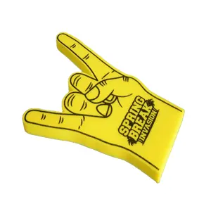 Nieuwe Collectie Custom Logo Gedrukt World Event Giant Spons Foam Gejuich Hand