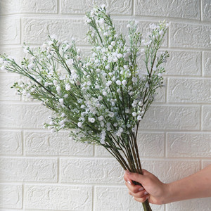 <span class=keywords><strong>Flores</strong></span> Artificiales <span class=keywords><strong>de</strong></span> Gypsophila <span class=keywords><strong>de</strong></span> Alta Calidad Hechas a Mano <span class=keywords><strong>al</strong></span> <span class=keywords><strong>por</strong></span> <span class=keywords><strong>Mayor</strong></span>, <span class=keywords><strong>Flores</strong></span> <span class=keywords><strong>de</strong></span> Plástico con Tacto Real para Decoración <span class=keywords><strong>de</strong></span> Bodas y Hogar - Product Image 2
