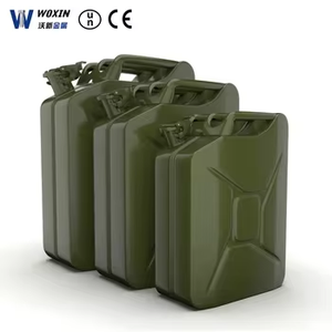 WOXIN 20 Litres Wavian Style OTAN Jerrycans en <span class=keywords><strong>métal</strong></span> 5l 10l <span class=keywords><strong>20l</strong></span> Outils portables pour véhicule essence diesel - Product Image 1