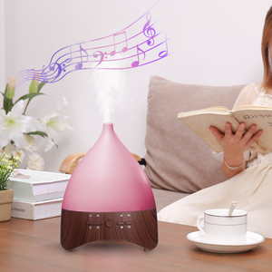 2024 nueva llegada 300ml bebé suavizante sonido hogar humidificador ruido blanco grano de madera difusor de Aroma ultrasónico - Product Image 3