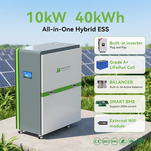 ระบบพลังงานแสงอาทิตย์ออลอินวัน JApower Battery 30kW 10kVA พร้อมแบตเตอรี่ลิเธียม 40kWh สำหรับระบบพลังงานภายในบ้าน - Product Image 1
