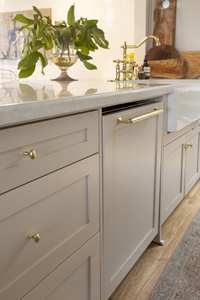 Custom Luxury Solid <strong>Wood</strong> Cream White Shaker Style Classic <strong>Kitchen</strong> Island Full Complete <strong>Kitchen</strong> <strong>Cabinet</strong> Set - Product Image 3