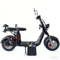 Moto électrique Citycoco 2000W 45km/h à longue autonomie, batterie au lithium 200kg, en alliage d'aluminium, étanche, très vendue