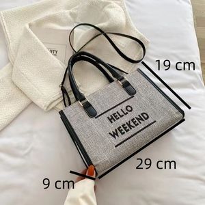 Sacs à main pour femmes tendance 2025, nouveaux modèles, <span class=keywords><strong>grand</strong></span> <span class=keywords><strong>sac</strong></span> bandoulière pour les trajets quotidiens, vente en gros à bas prix, sacs fourre-tout en toile pour femmes - Product Image 2